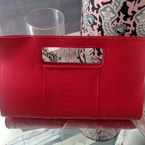 Charming Charlies Red Clutch